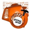 GaRcan bg50 recoil pull start 4229 080 2107, Replacement for STIHL OEM, black