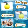 Tomato-Shaped Reusable Water Balloons - 18-Pack Silicone, Self-Sealing, Quick-Fill, Eco-Friendly,