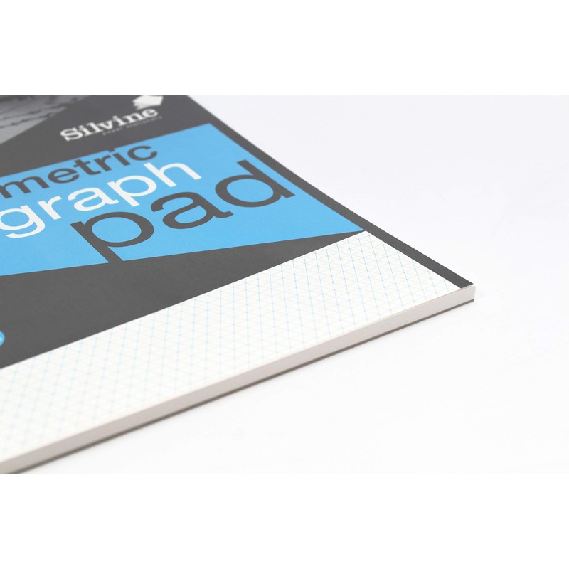 Silvine A4 Professional Graph Pad. 50 Sheets of Quality 90gsm