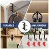 4Pcs Garland Hangers for Mantle Vertical Fireplace Adjustable Garland Hanger
