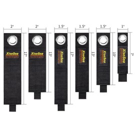 Heavy Duty Storage Straps with Hook and Loop, Cord Organiser, Reusable Extension Cord Holder for RV, Workshop, Garage (C-16pcs)