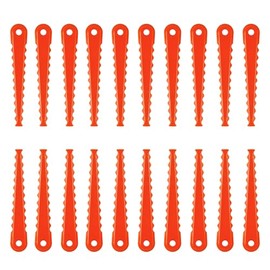 Buccilly AC053N1FB Serrated Blade Replacement for Ryobi 3-in-1 Fixed String Trimmer Head 20-Pack