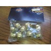 PYTHON TEN PACK (GETS 10) GOLD SKULL HEAD BOLTS -