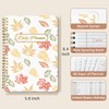 Stanoha Undated Daily Planner - Spiral Notebook 80 Days One