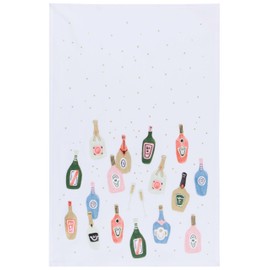 Jubilee Danica Kitchen Cloth Towel - Cotton Dishtowel, 18 x 28in, 100% Cotton, Solid Printed, Domestic Kitchen Use