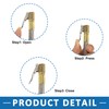 A ABSOPRO 21cm Car Air Inflator Hose Adapter Stainless Steel