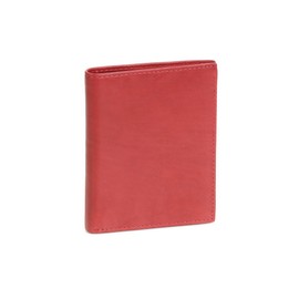 LEAS ID and credit card holder in high-quality design, genuine leather, cherry/red card collection, Cherry Red, ID and credit card holder