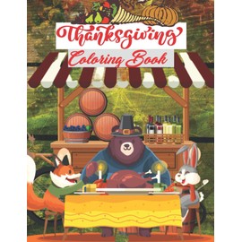 Thanksgiving Coloring Book: Coloring Book for Men and Women Fun and Relaxing Design