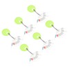 PATIKIL 0.15x0.08 S Size Fishing Rubber Bobber Beads Stoppers, 270
