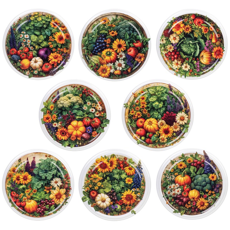 KADAX Screw Lids fi82mm x 100st, Twist Off Lids Set