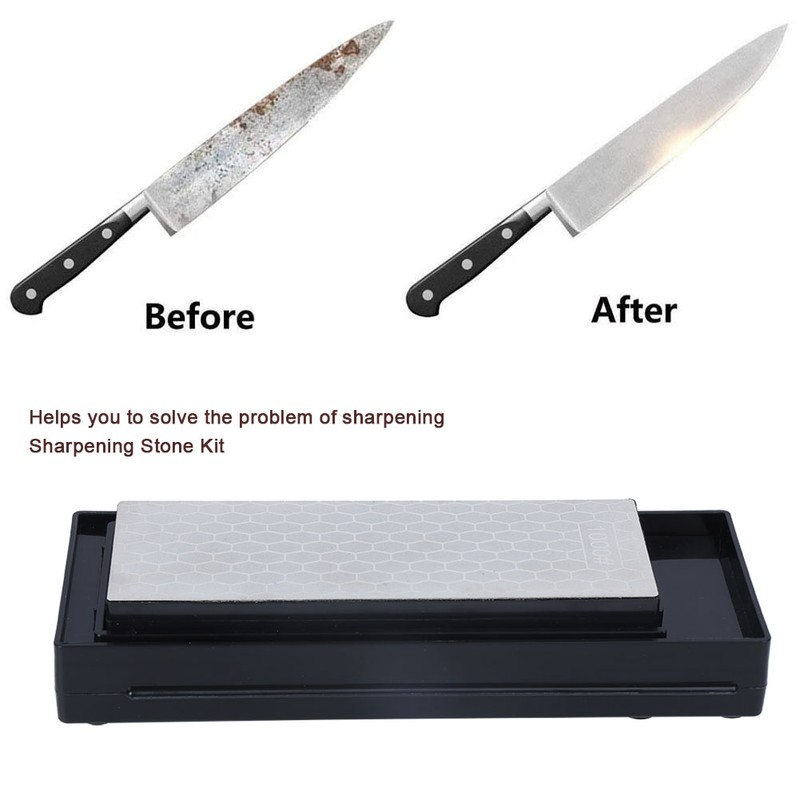 4Pcs/Set High Hardness Sharpening Stone Kit Knives Sharpener for Kitchen