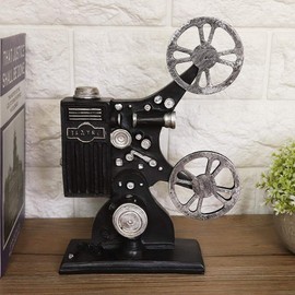 Film Projector Model, Vintage Resin Film Projector Prop Craft Model Ornament Props Home Decor for Photo Studio Wedding