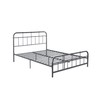 Christopher Knight Home Sylvia Queen-Size Iron Bed Frame, Minimal, Industrial,