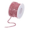 MECCANIXITY 10 Yard 2.5mm Crystal Rhinestone Diamond Close Chain Trim