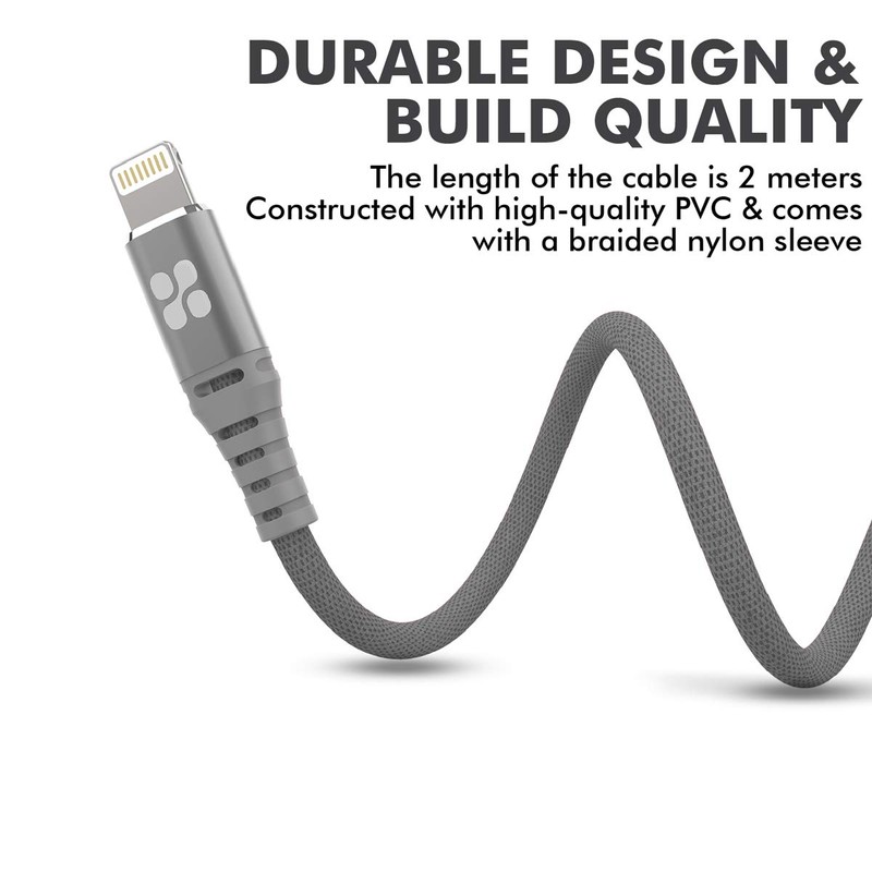 High Tensile Strength Power and Data Cable with Lightning Connector
