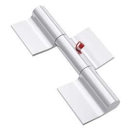 9 Inch Heavy Duty Aluminum Weld on Hinge Greaseable Ramp Gate Weld on Hinge for Trailer and Truck Universal, 9" L x 1.25" W