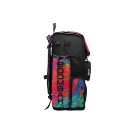 Boombah Superpack Bat Bag - Backpack Version (no wheels) - Holds 4 Bats - Lava 3 Multi