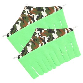 GRIRIW 2pcs Guinea Pig Hideout Cage Corner Warm Hideaway for Small Animals Corner Tent Easy Install Pet Hideaway Safe Material for Guinea Pigs and Chinchillas