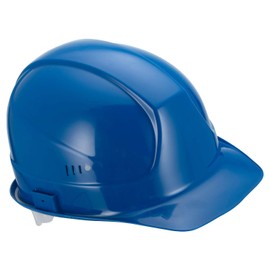 uvex superboss Safety Helmet | for the Construction Site | Industrial Protective Helmet DIN EN 397 | Construction Helmet in Unisize | Ventilated | Work Helmet - Blue