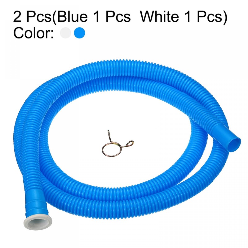 sourcing map Universal Air Conditioner Drain Hose 18mm ID 5.3ft