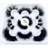 HBZGTLAD new 5 Pairs 25 mm 3d Mink Lashes Bulk