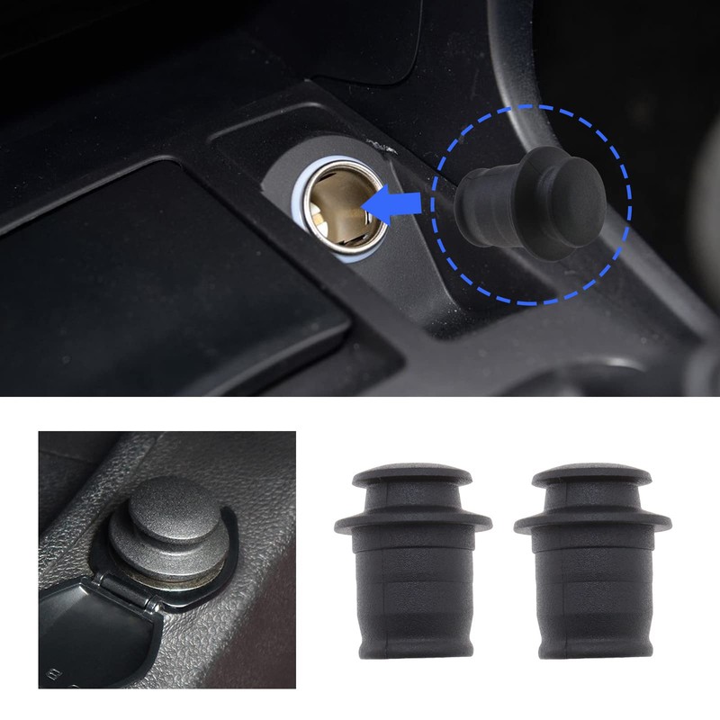 OTOTEC 2 STÜCKE Auto Zigarettenanzünder Abdeckkappe Staubdicht Wasserdicht 12 V