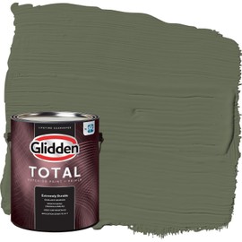 Glidden Exterior Paint + Primer: Sage/Sage Splendor, One Coat, Flat, 1-Gallon