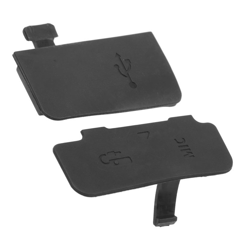 2PCS Digital Camera MIC Interface Door Cover Rubber Camera Repair