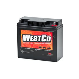 WestCo 12V20P Factory Activated Maintenance-Free Rechargeable Sealed Lead-Acid Battery by MK Battery