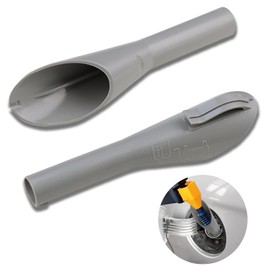 2 Pcs Fuel Funnel For Ford Set, Grey Emergency Diesel Fuel Filler Funnel, Capless Car Petrol Funnel for Ford 1782177, 1833948