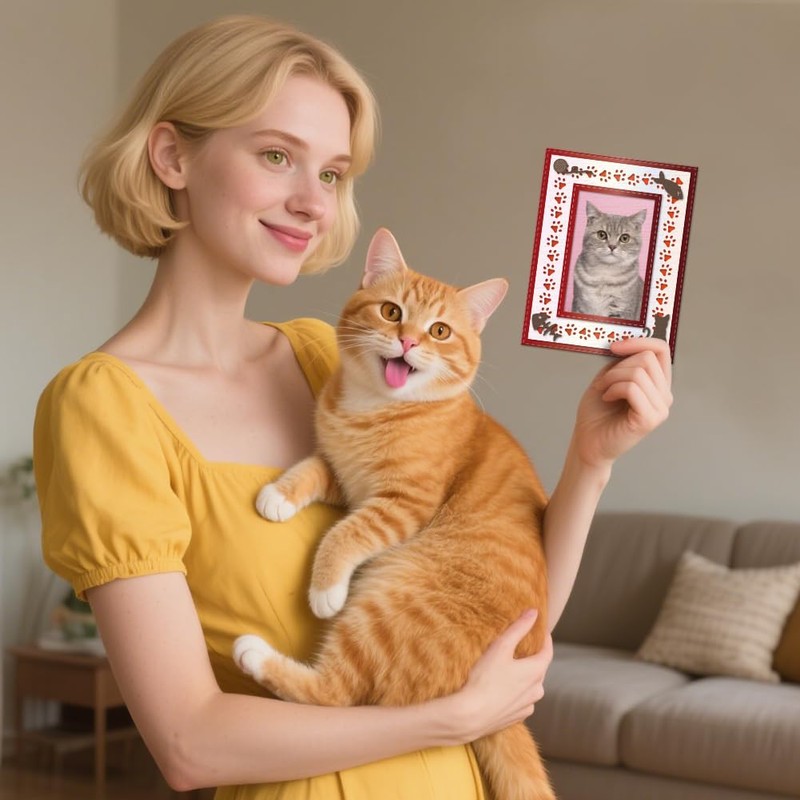 GLOBLELAND Footprint Border Cutting Dies for Card Making Dogs Cats