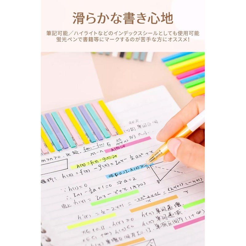 Sticky Notes, Sticky Notes, Pack of 5, Thin, Small, Durable