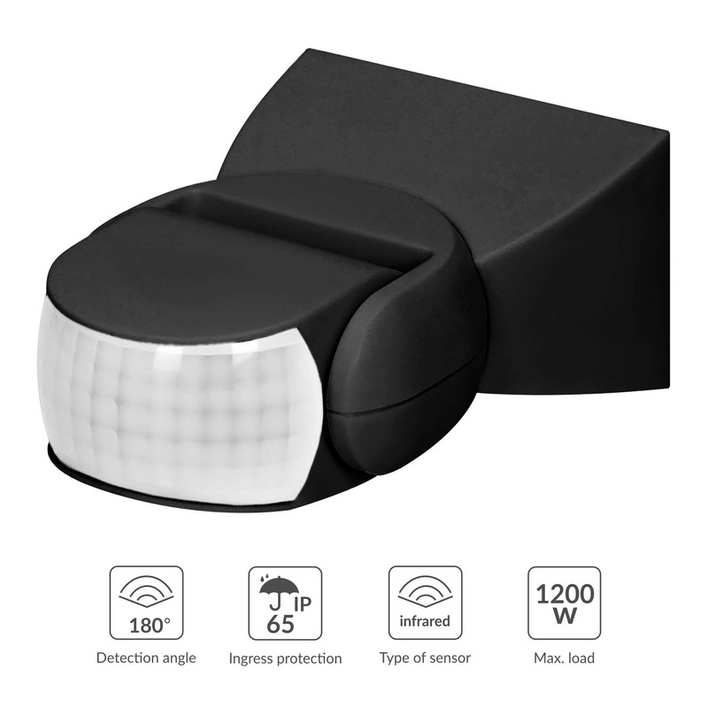 ORNO OR-CR-236/W Outdoor Motion Sensor 180 Degree IP65 1200 W
