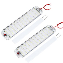 UP-BASE Room Lamp, LED 12V 24V LED Light, Car Truck Light, Car Light, Interior Light, Work Light, High Brightness, Light Bar, White, 2 Pieces