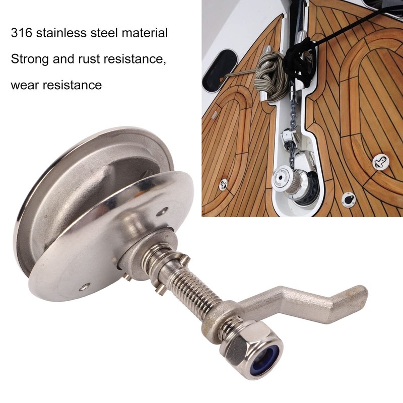 Boat Cam Latch 316 Stainless Steel Polished Adjustable Hatch Latch