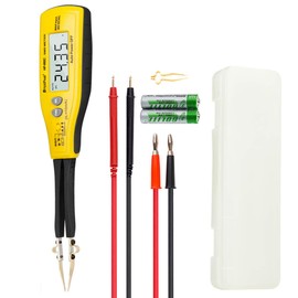 Holdpeak HP-990C Digital Smart SMD Tester 6000 Counts DMM Handheld Resistance Capacitance Tester,Digital Multimeter Auto Scan with Spare Test Pins (Battery Included)