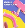 MORGLES MORGLES Nail File and Buffer Blocks with Nail Care