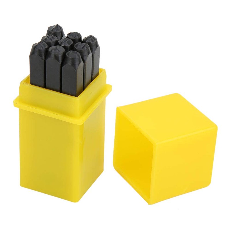 TOPINCN Alphabet Letter Number Punch Tool Set, Carbon Steel 3mm