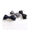 VINGTAINE H7270-GY Grosgrain Ribbon Pony Hook Hair Cuff, Basic, Elegant,