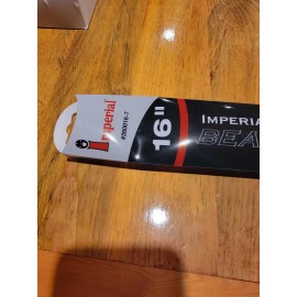 Imperial Crown Pair Windshield Wiper Blades J-hook Quality  16" Inch Bracketless Frameless