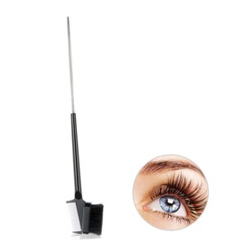 Baluue 3sets Double-ended Eyelash Brush and Eyebrow Comb Brushes Makeup Tools Portable Comfortable Metal Material 2pcs*3