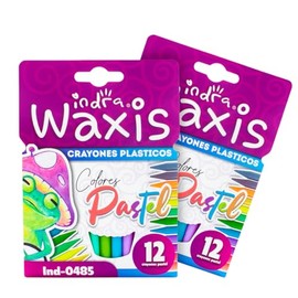 indra ind-0485 crayones plasticos pastel 12 Pieza