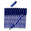 WONOLO 12PCS 0.5mm Erasable Pen Blue Gel Ink Roller Ball