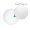 sourcing map White Foam Balls Round 0.59 Inch Model Polystyrene