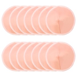 Nursing Pads Reusable, 14 Count Super Absorbent and Keep Dry Breast Pads for Leaking Milk Breastfeeding Moms Essentials (15cm/5.91in)