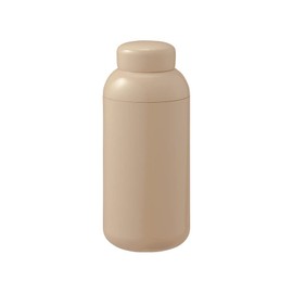 Malutto Thermos Stainless Steel Bottle, 13.5 fl oz (400 ml) (Beige) | Vacuum Double Layer Construction, Heat and Cold Insulation, Thermos, Water Bottle, Thermos, Stainless Steel, My Bottle, Slim