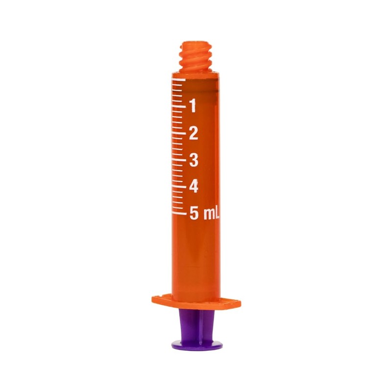 Vesco Medical ENFit Amber Syringes 5ml (Pack of 50)