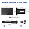OGYE Heavy American Flag Metal Trailer Hitch Cover Fit for