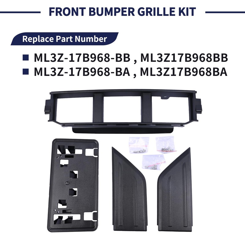 Magimaker Front Bumper Grille W/Front Bumper Guards Pads & License