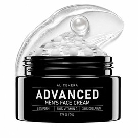 Men's Face Moisturizer - Anti-Aging PDRN Capsule Face Cream | For Men With Niacinamide, Vitamin C, Collagen and Snail Mucin - Day, Night and After Shave Lotion, 1.94 oz